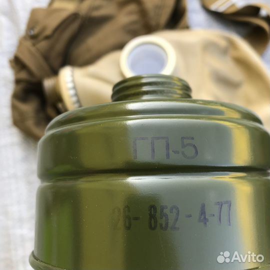 Противогаз с фильтром в сумке