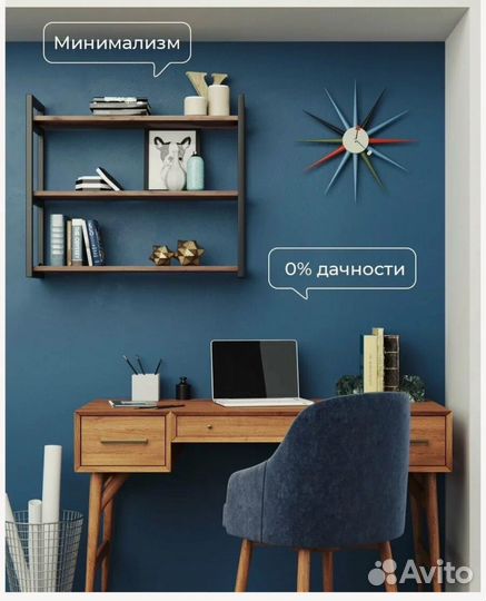 Полка настенная деревянная