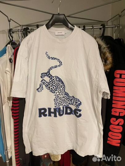 Rhude Logo White футболка оригигал