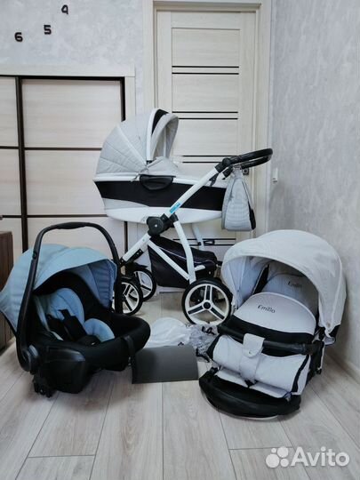 Коляска 3 в 1 Emilio Aroteam