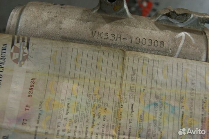 Рама с документами Suzuki SV400S