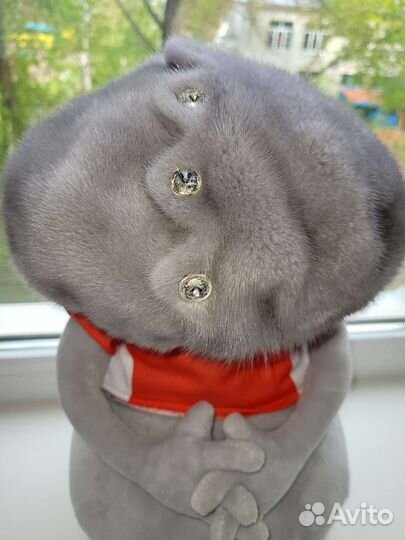 Берет норковый мягкий