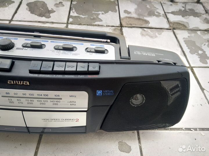 Aiwa CS-W531 двухкассетная магнитола