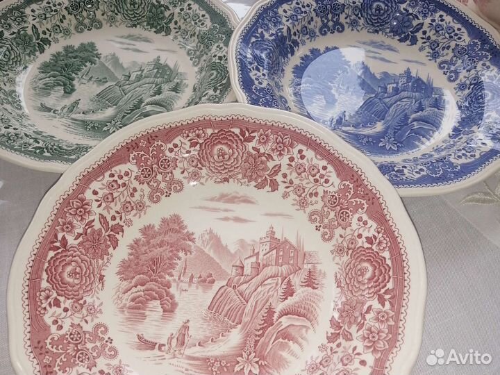 Винтажные тарелки для супа(пасты) Burgenland
