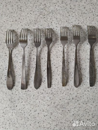 Ложки и вилки нержавейка СССР