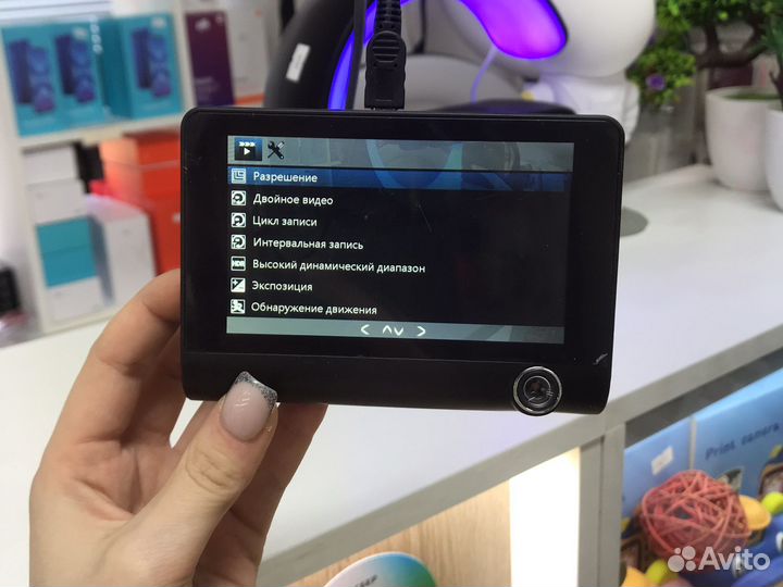 Видеорегистратор 3в1 с камерой салона (новый)