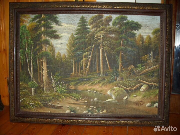 Картина старинная, антикварная