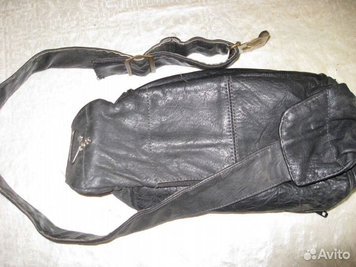 Поясная сумка-барсетка.выпуска 90-х г.нат.кожа
