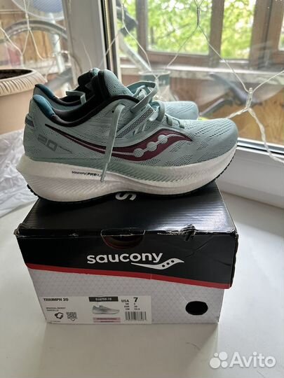 Кроссовки беговые saucony triumph 20 23,5 см