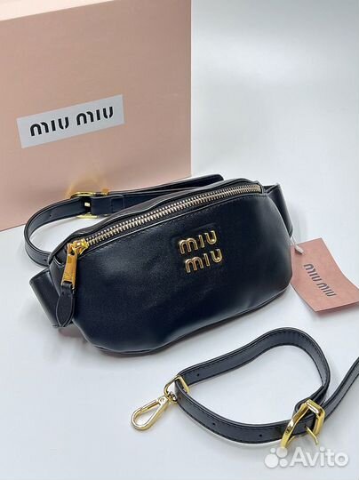 Сумка поясная женская Miu Miu