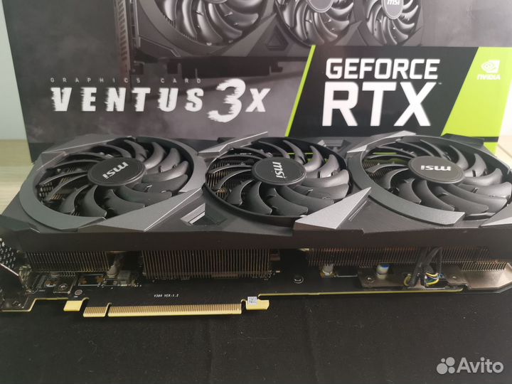 Видеокарта RTX 3080Ti 12Gb MSI ventus 3x
