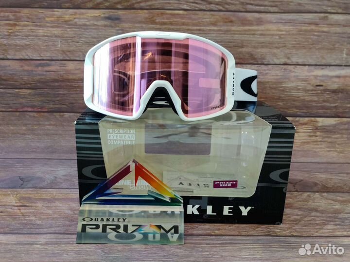 Сноубордическая маска Oakley Line Miner XM HI Pink