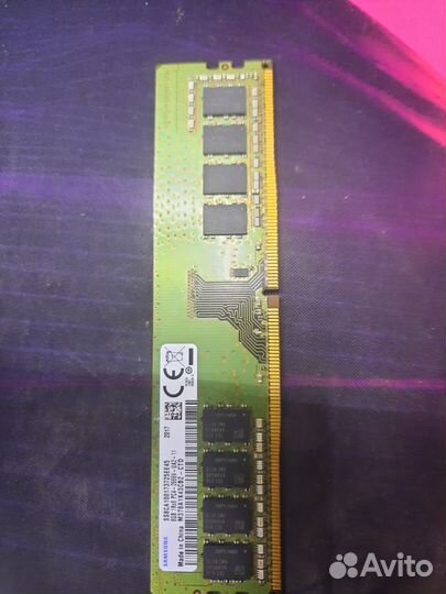 Оперативная память ddr4 8gb samsung 2666