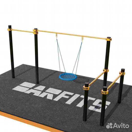 Спортивные Комплексы, Шведская стенка, брусья, кач