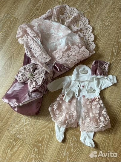 Конверт на выписку для девочки