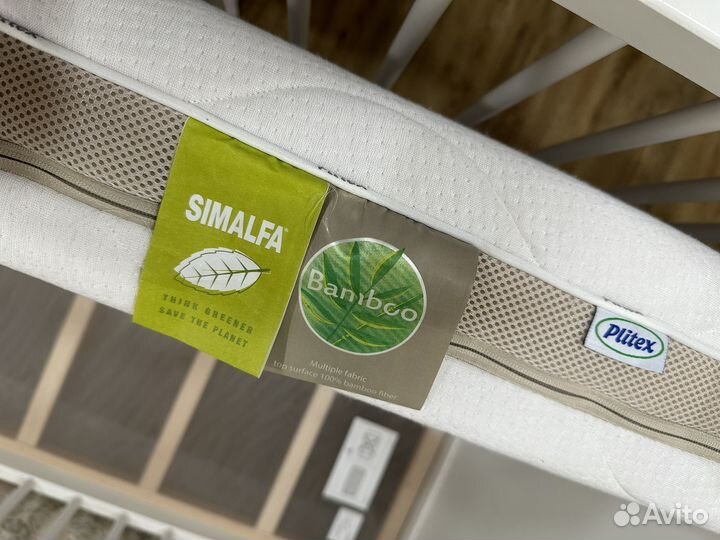 Детская кровать IKEA с матрасом