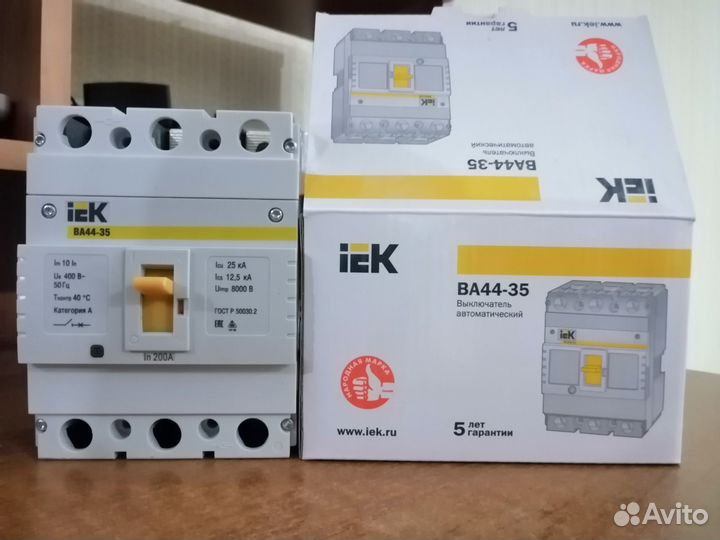 Автоматический выключатель iek ва 44-35 и ва-201