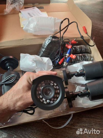 Видеонаблюдение новое комплект