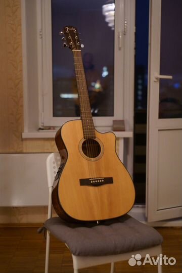 Гитара Fender CF-140SCE Folk электроакустика