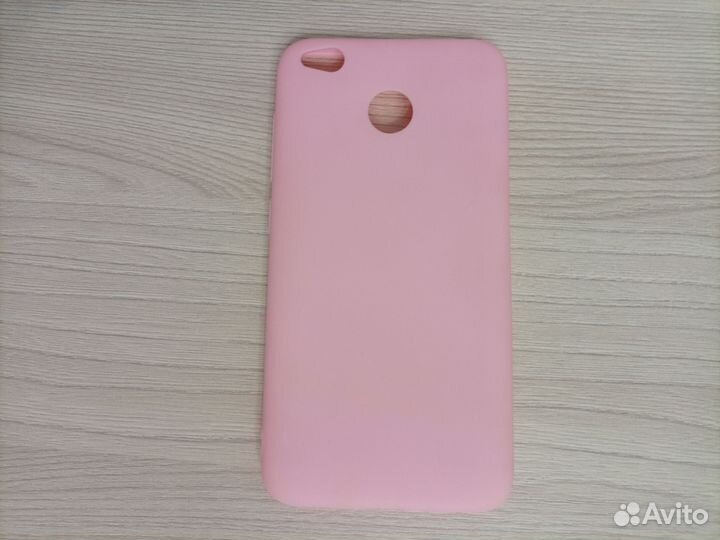 Силиконовый чехол на Xiaomi Redmi 4X цвет розовый