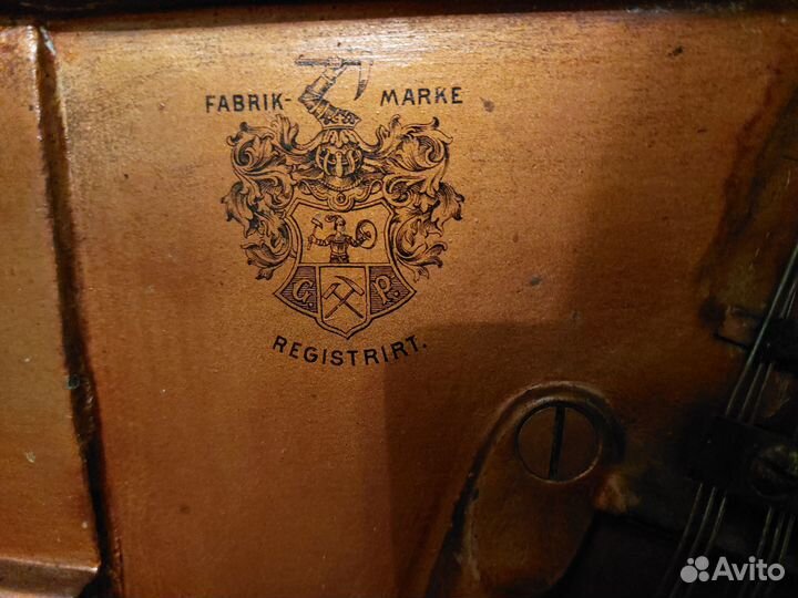 Пианино антиикварное Gebr.Perzina 19 век