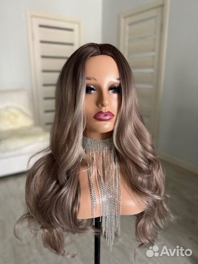 Парик пепельный блонд