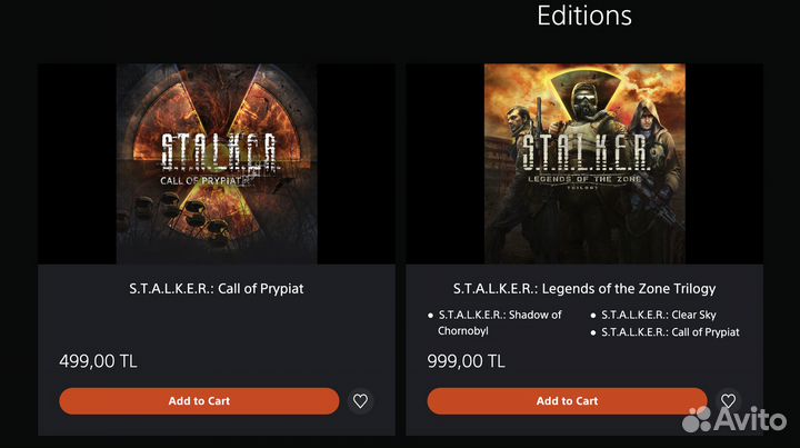 Stalker Legends of the Zone Trilogy Ps4/Ps5 RUS