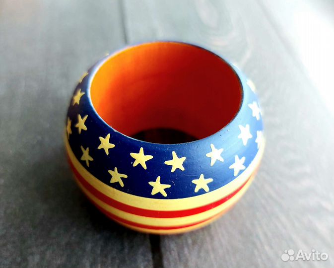 Кольца для салфеток дерево 12 штук