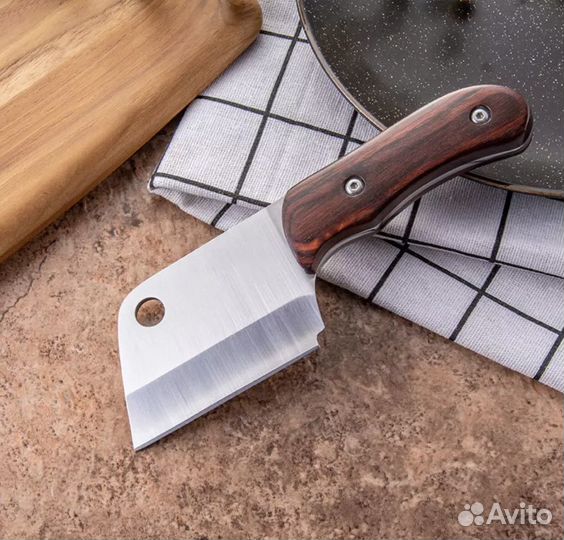 Hoж мяcникa из нepжaвeющей стали