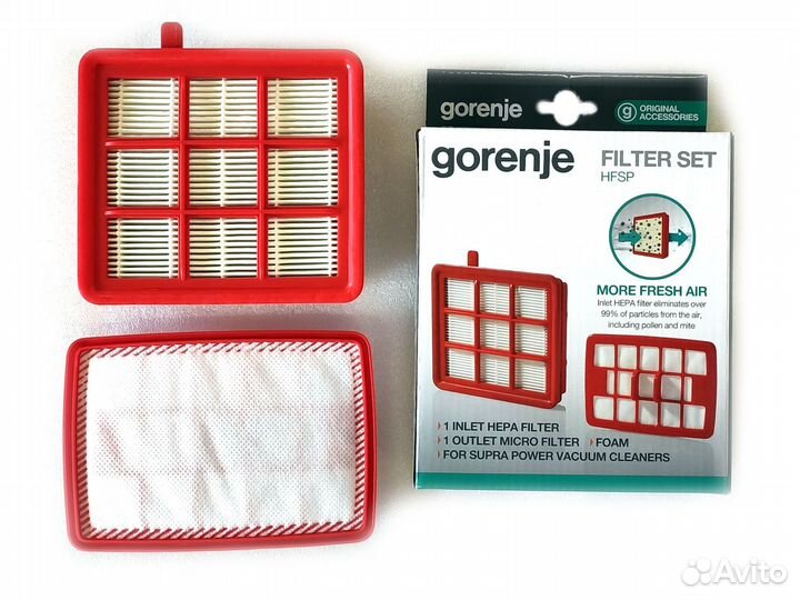 Набор фильтров 466439 для пылесоса Gorenje