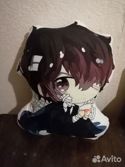 Подушка с аниме. Дазай Осаму