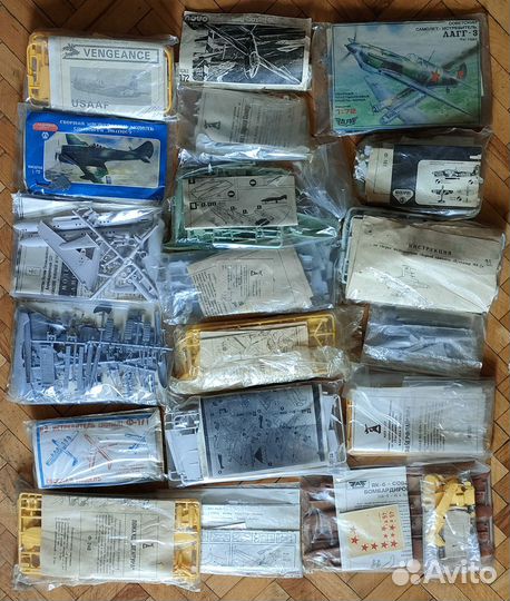Сборные модели самолетов 1/72 более 60 шт