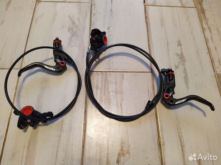 Комплект карбоновых дисковых тормозов Magura MT8