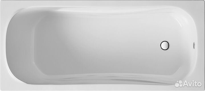 Ванна из искусственного камня GreenStone Olivia 170x75 см, с ножками