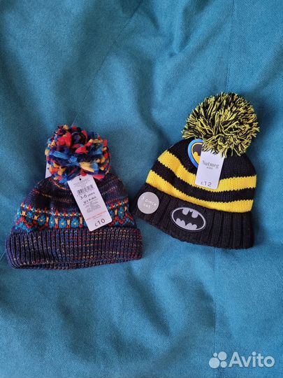 Шапка детская Nutmeg 3-6 лет, 1-3 года новые