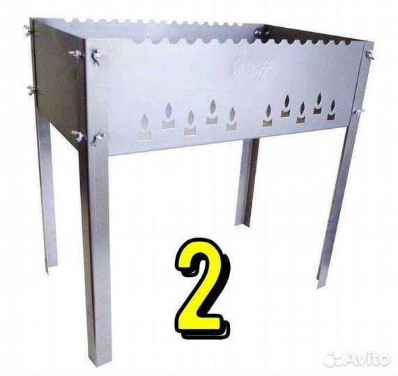 Мангал Grillkoff 50*50*30 см