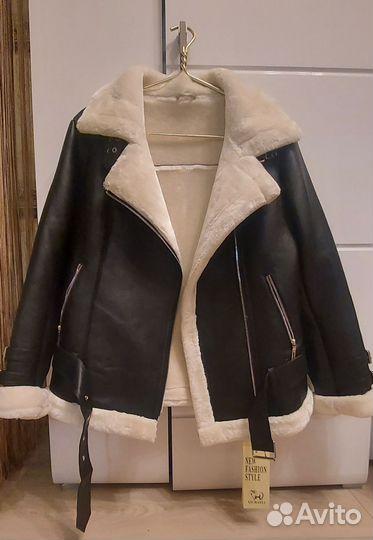 Дубленка авиатор пилот натуральный Турция