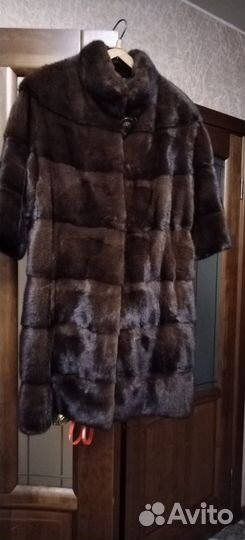 Шуба норковая поперечка 46 48