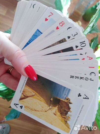 Игральные карты с видами озера Байкал