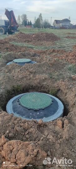 Септик из бетонных колец под ключ