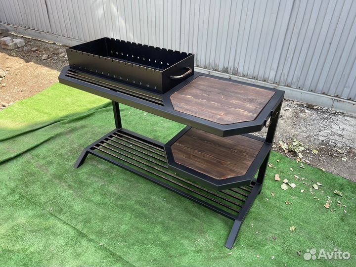 Мангал № 0246/5 с полкой в стиле 