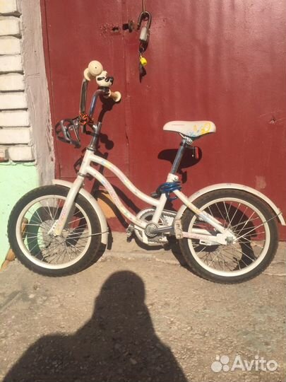 Детский велосипед бу 16 для девочки