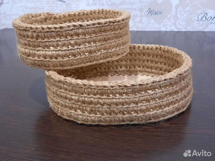 Корзины из джута