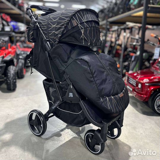 Коляска Baballo 2023г золотая полоска