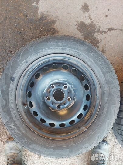 Штампованные диски R15 на Skoda