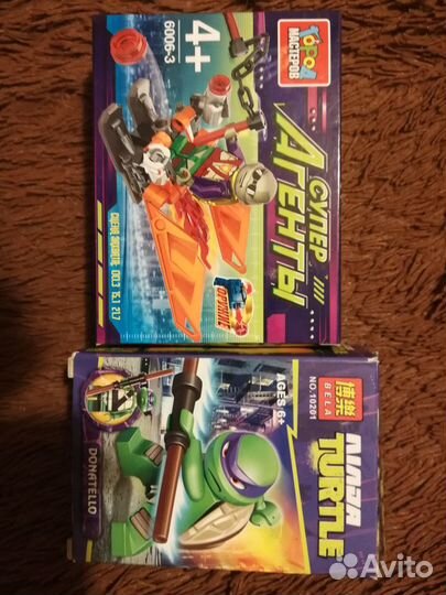 Lego Нексо найтс+Lego леди Баг и кот+черепашки