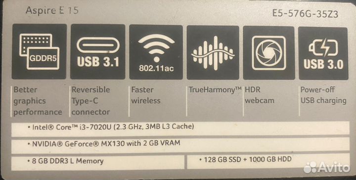 Acer Aspire E5-576G-35Z3