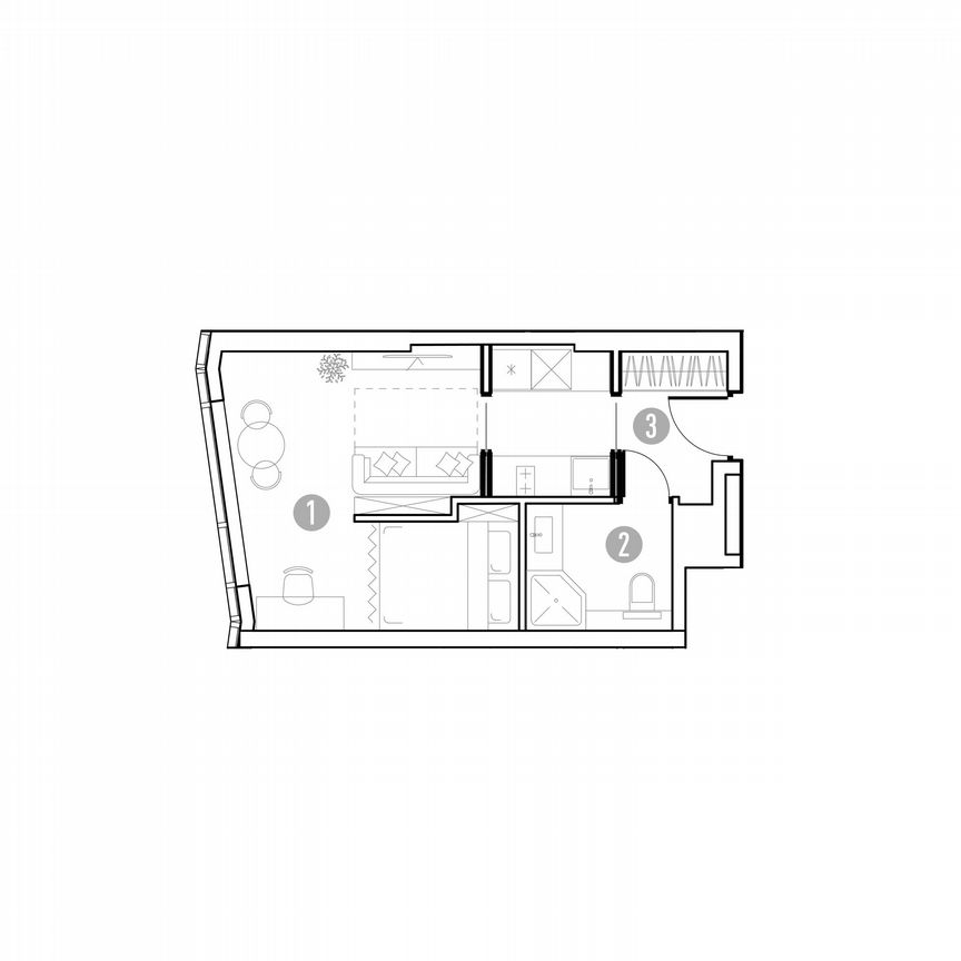1-к. квартира, 28,5 м², 18/35 эт.