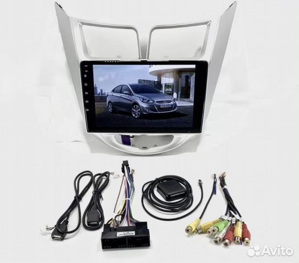 Штатная андроид магнитола Hyundai Solaris 1 2\32