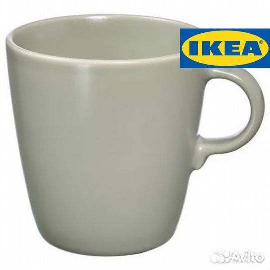 IKEA Фэргклар Fargklar 370 мл чашка зеленая